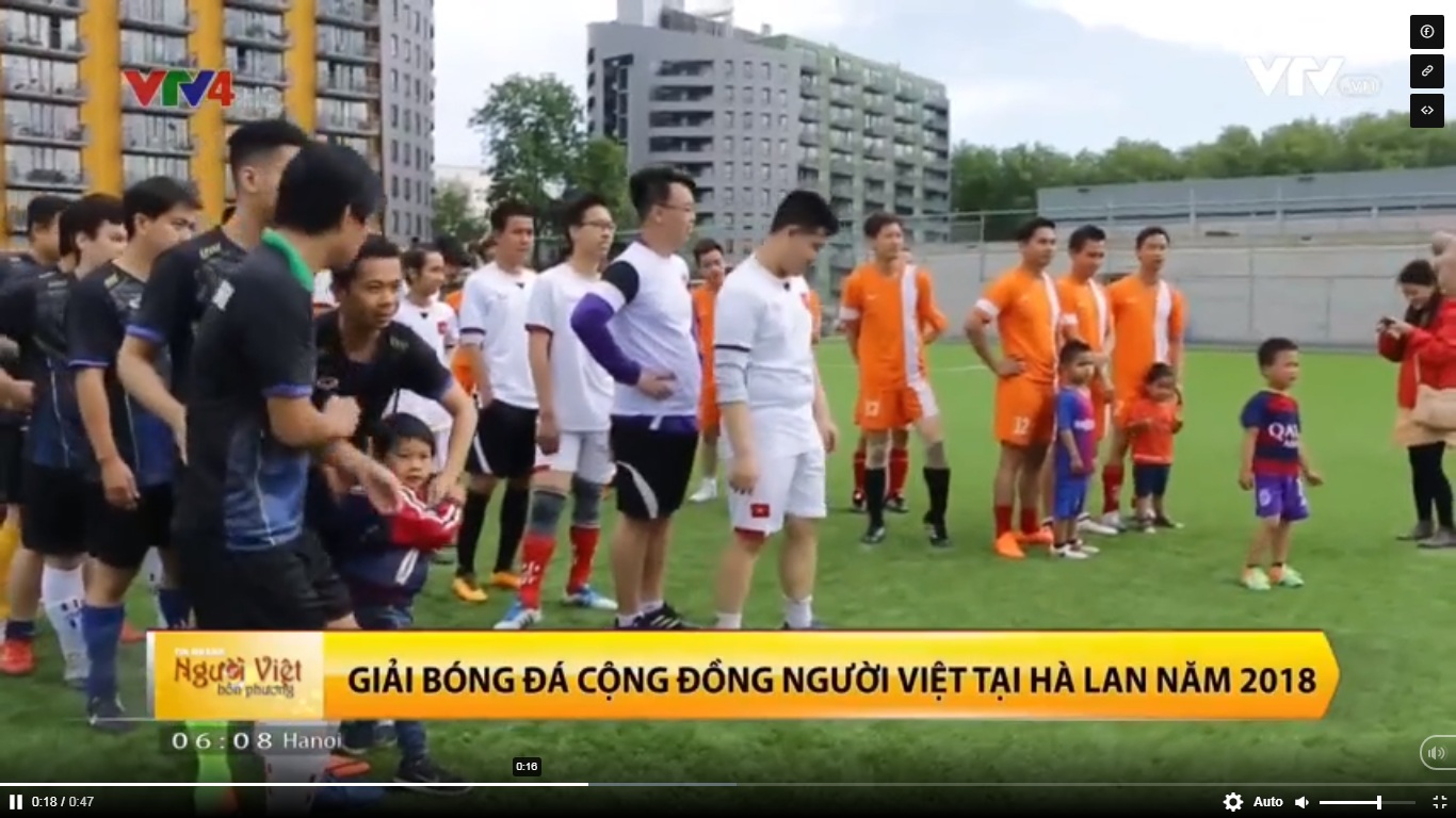 Giải bóng đá cộng đồng người Việt tại Hà Lan năm 2018